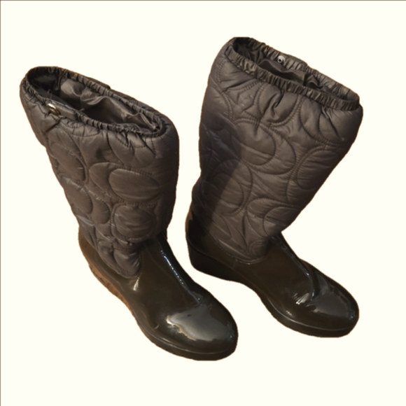 COACH CANTINA quilted boot.  - Picture 3 of 7